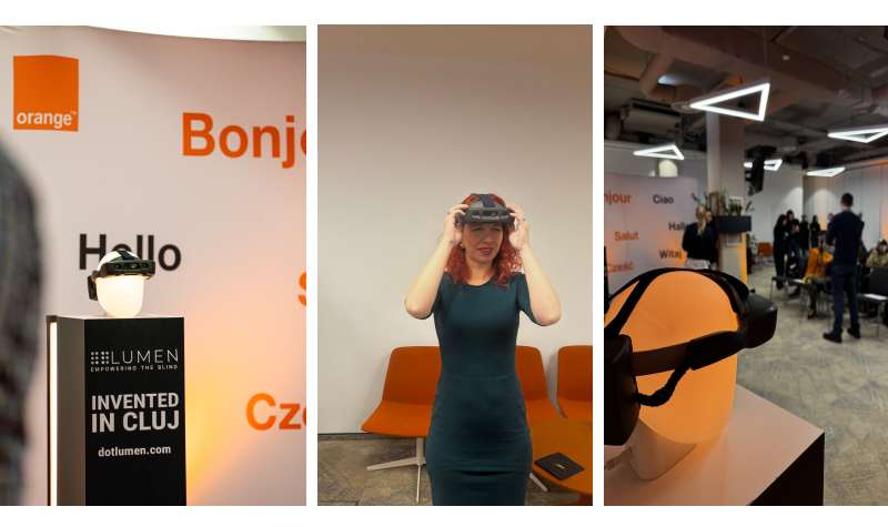 Independența începe cu un pas și cu tehnologia potrivită: parteneriatul Orange Romania și .lumen pentru mobilitatea independentă a persoanelor nevăzătoare