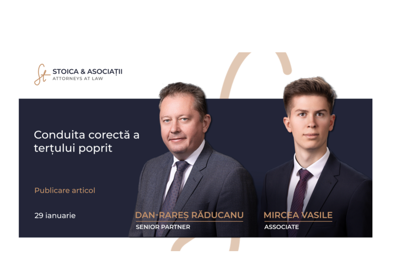 Conduita corectă a terțului poprit