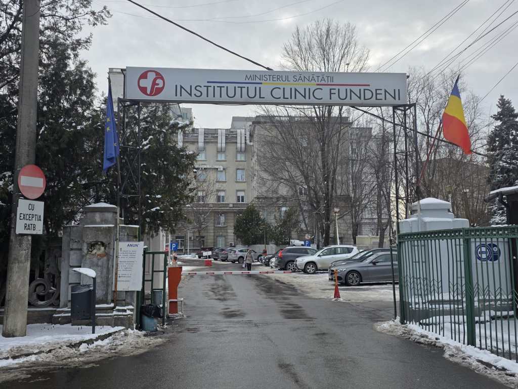 Intrarea în spitalele de pe platforma Fundeni, 13 ianuarie 2026. Foto: HotNews / Alina Neagu