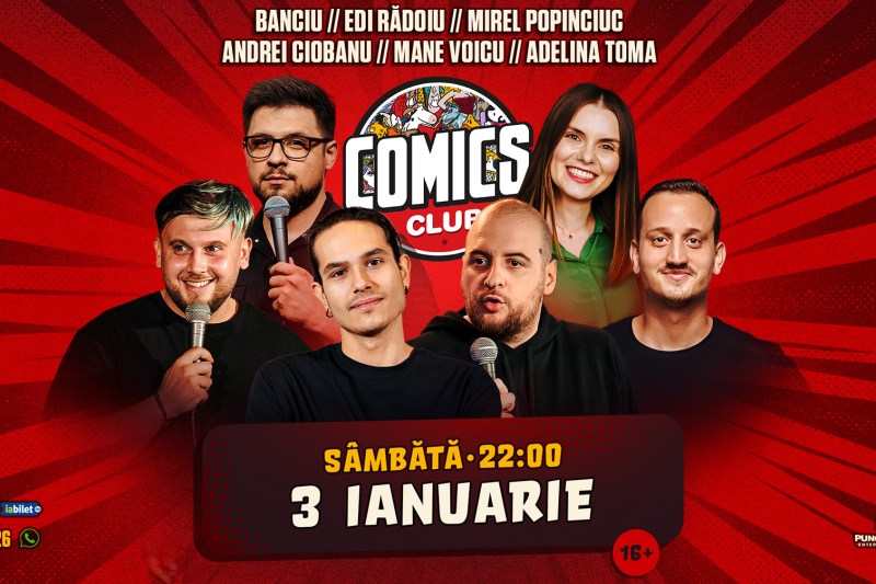 Weekend trending în București, 3-4 ianuarie: valsuri vieneze, rock legendar, stand-up și comedie balcanică în baruri și „Dragoste ca la țară” la cinema