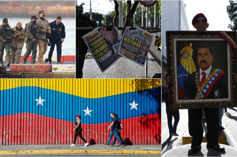 Situația din Venezuela este în centrul atenției, după capturarea președintelui Nicolas Maduro de către Statele Unite Foto: Profimedia / Colaj HotNews