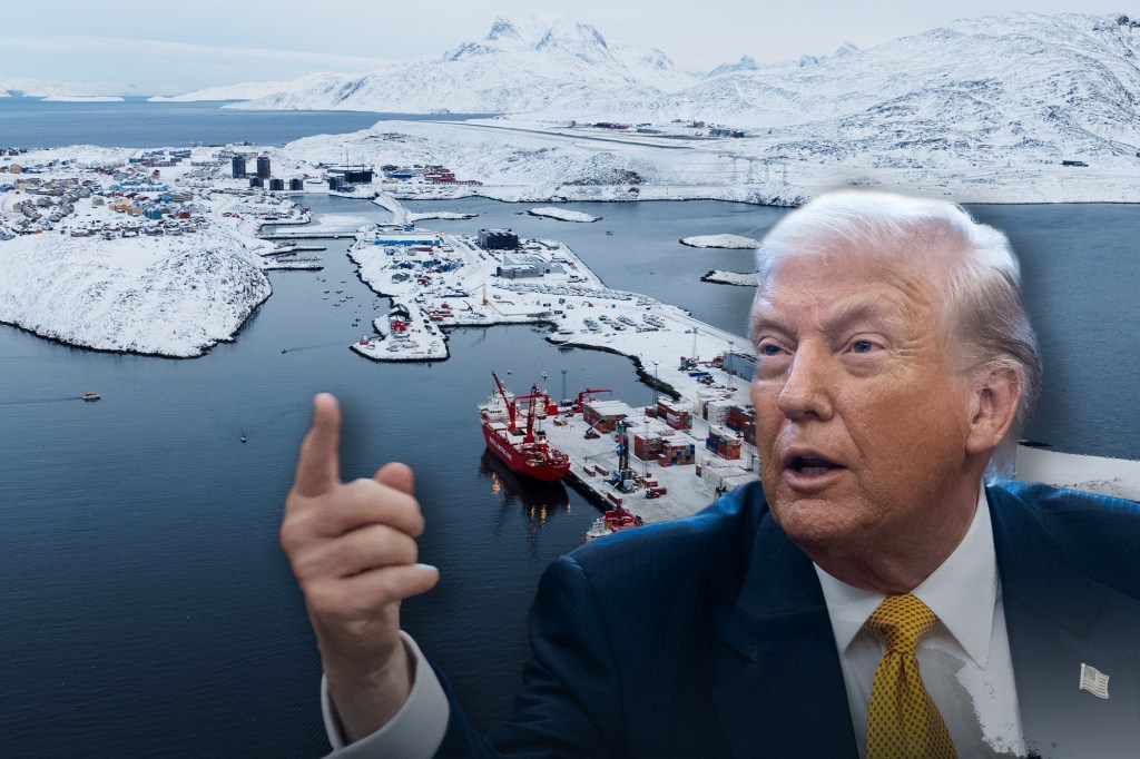 Donald Trump și capitala Groenlandei, Nuuk. Foto: Profimedia. Colaj: Ion Mateș / Hotnews