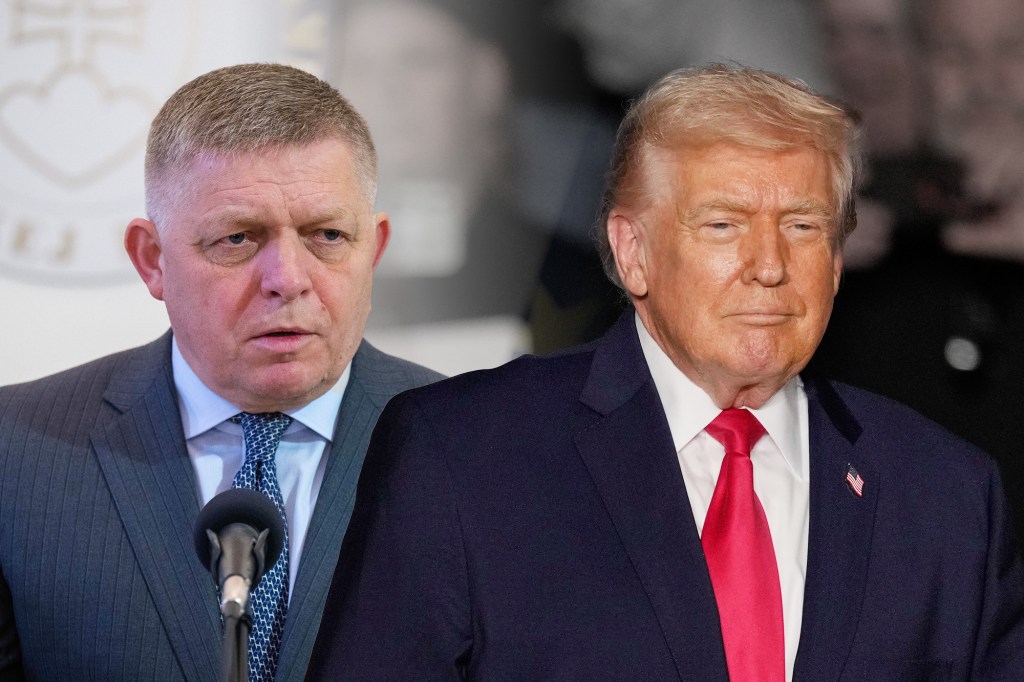 Robert Fico și Donald Trump.Foto: Profimedia. Colaj: Ion Mateș / HotNews