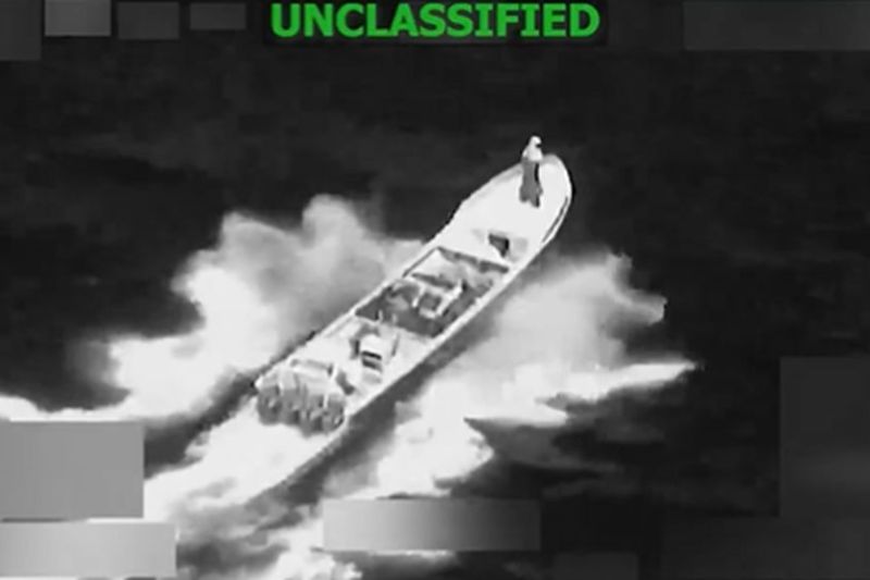 VIDEO Prima navă de droguri distrusă de SUA în Pacific, după căderea regimului Maduro