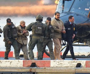 Nicolas Maduro, transportat de la centrul de detenție din New York către instanță Foto: Profimedia