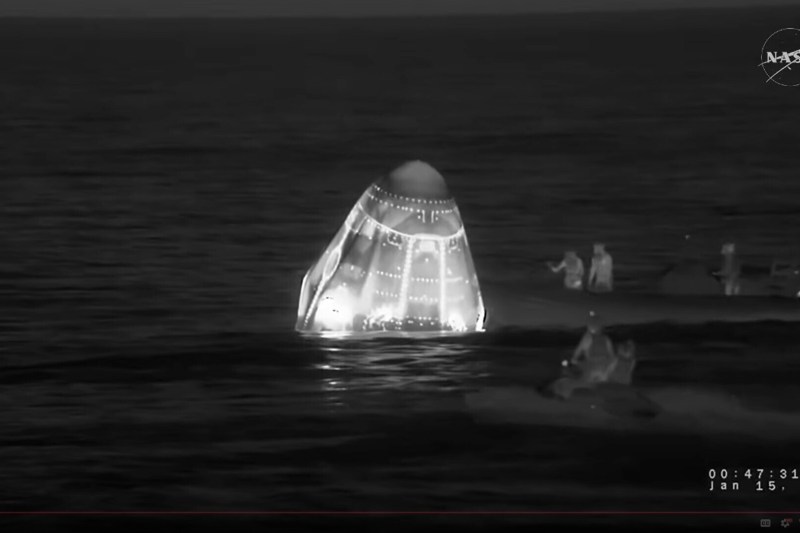 VIDEO Astronautul afectat de o condiție medicală misterioasă a ajuns înapoi pe Pământ la bordul unei capsule Crew Dragon