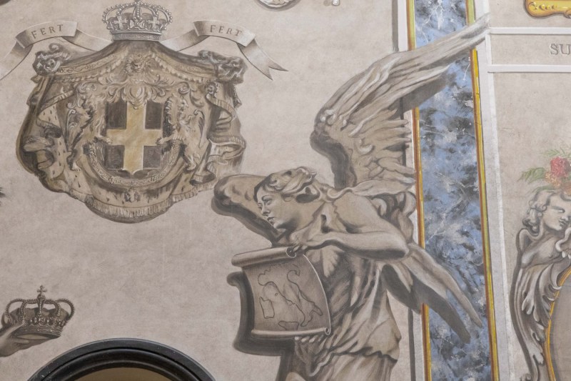 „Nu, cu siguranţă nu arăt ca un înger”: Giorgia Meloni glumește după ce chipul ei a apărut pe o frescă dintr-o biserică din Roma