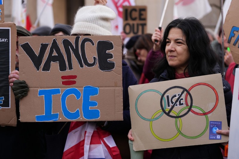 Protest împotriva ICE la Milano. Protestatarii nu-i vor la Jocurile Olimpice