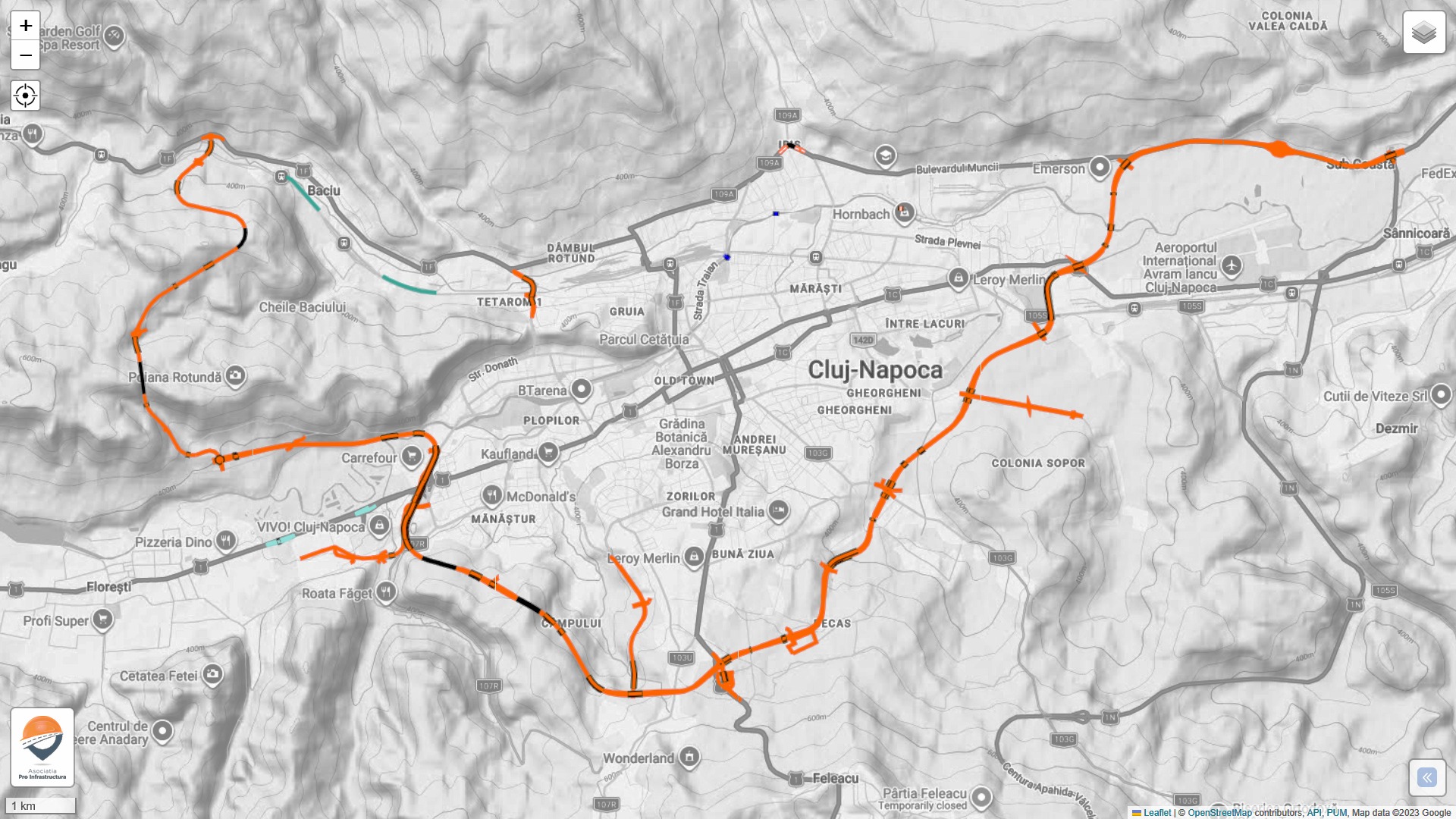 „Fals grosolan”. O companie care apare printre câștigătorii contractului pentru Centura Metropolitană Cluj neagă că a participat la licitație