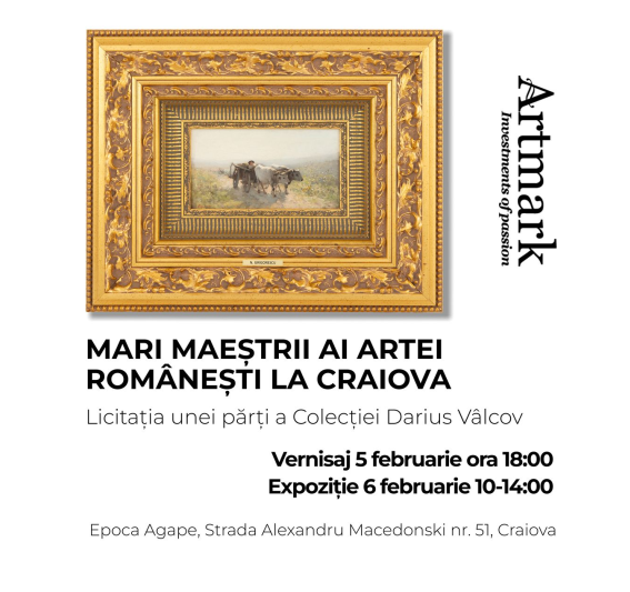 Opere din colecția Vâlcov ajung la Craiova!