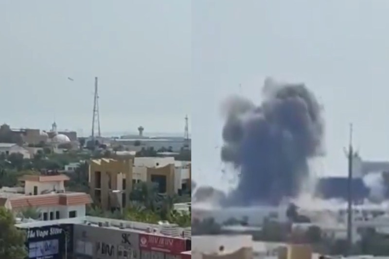 VIDEO Momentul când Iranul lovește cu racheta baza americană din Bahrain