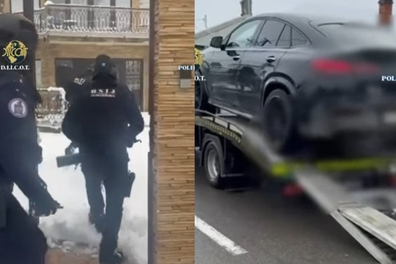VIDEO Interlopul Ghenosu a fost reţinut de DIICOT într-un dosar de camătă şi şantaj