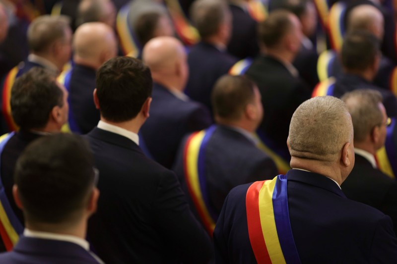 Primari la Adunarea Generală a Asociaţiei Comunelor la Palatul Parlamentului. Foto: Inquam Photos / Octav Ganea