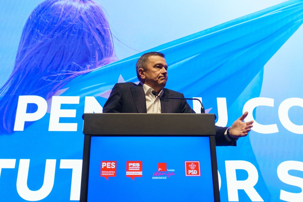 Sorin Grindeanu la Forumul Naţional al PES activists România Foto: Inquam Photos / Tudor Pană