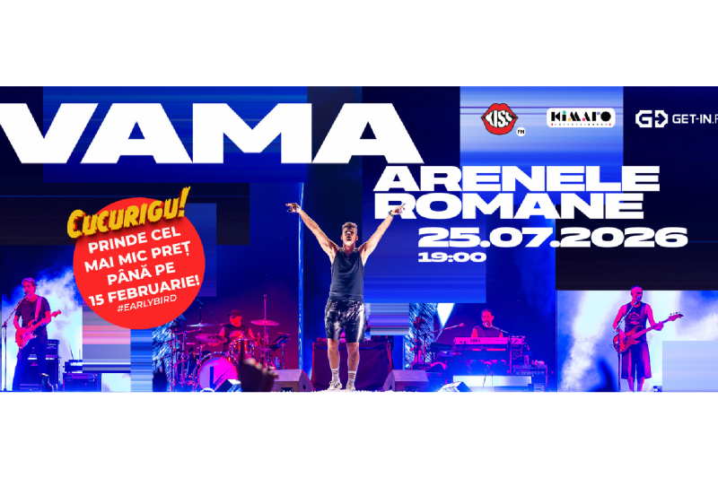KIMARO Entertainment prezintă: VAMA – Live la Arenele Romane