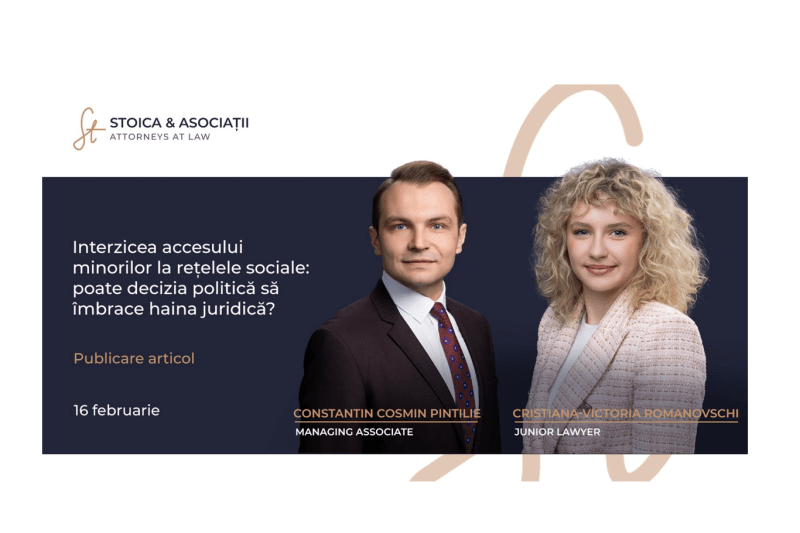 Interzicerea accesului minorilor la rețelele sociale: poate decizia politică să îmbrace haina juridică?