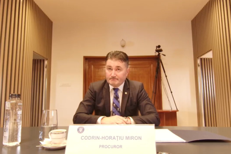 VIDEO Codrin Horațiu Miron, candidat la șefia DIICOT, anunță o „ofensivă totală” împotriva drogurilor