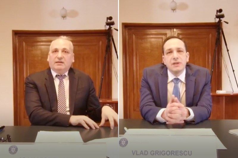 Ioan-Viorel Cerbu și Vlad Grigorescu. Foto: MJ