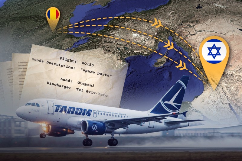 INVESTIGAȚIE. Cum au ajuns să plece din România către Israel exporturi militare de zeci de milioane de euro în 2025. Componente pentru Elbit, transportate cu avioane de linie. „Eu sunt un furnizor, pe mine nu mă interesează ce face clientul cu produsul”
