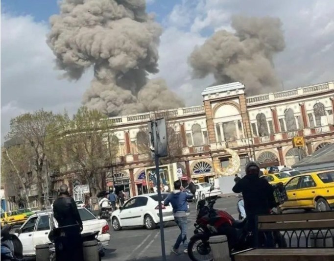 Imagini din capitala Iranului, după atacul lansat de Israel Foto: X.com