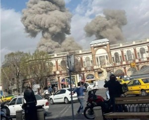 Imagini din capitala Iranului, după atacul lansat de Israel Foto: X.com