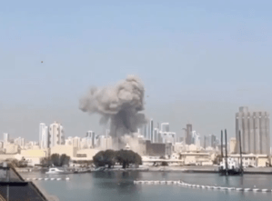 Atac iranian asupra unei baze americane din Bahrain. FOTO: X