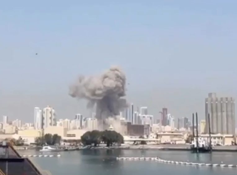 Atac iranian asupra unei baze americane din Bahrain. FOTO: X