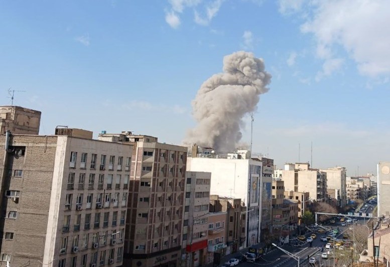 Mai multe explozii au fost auzite în Teheran, sâmbătă. Israel a anunțat apoi că a lansat „un atac preventiv” asupra Iranulu Foto: X.com