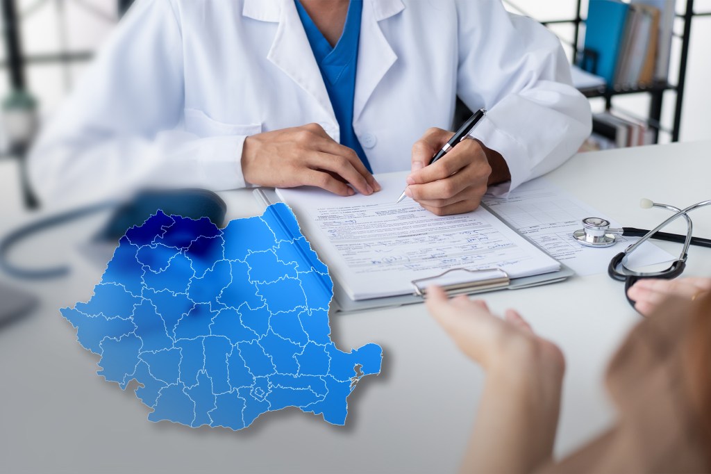 Medici oncologi în România. Foto: Shutterstock. Colaj: Ion Mateș / Hotnews