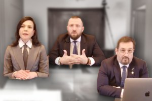 Cristina Chiriac, Marius Voineag și Bogdan Pîrlog. Foto: M. Justiției