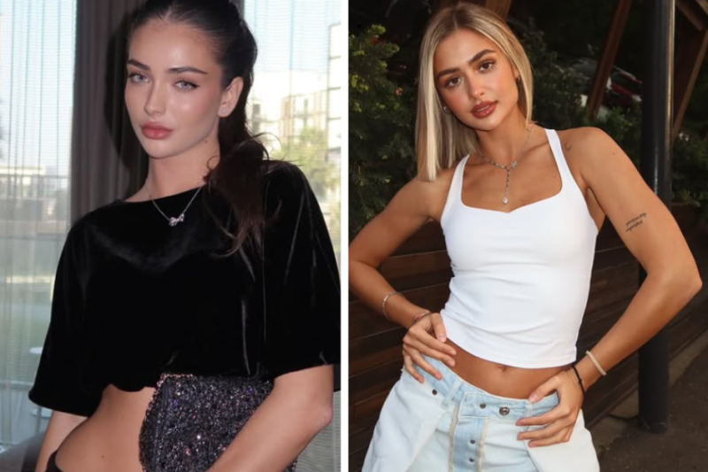 Creatoarele de conținut Andreea Bostănica (strânga) și Iuliana Beregoi (dreapta), care au urmăritori copii și adolescenți, sunt în centrul unui scandal în care s-a implicat și Poliția din Republica Moldova