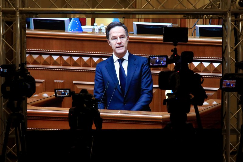 Venit la Kiev neanunțat, Rutte le-a transmis parlamentarilor ucraineni un mesaj despre necesitatea unor „alegeri dificile”