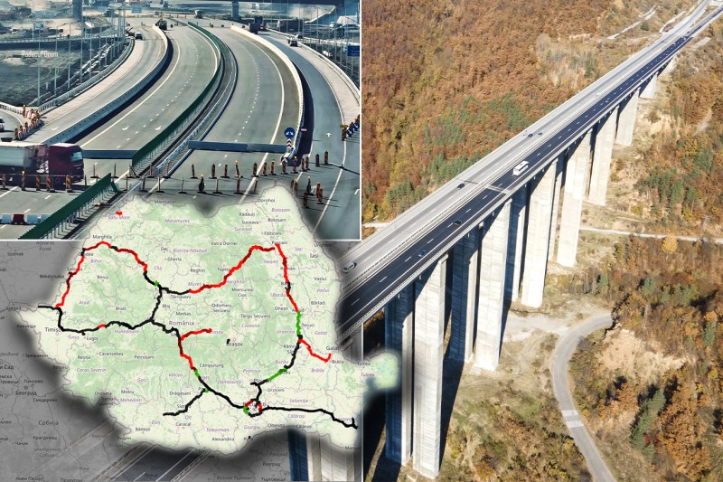 România dată ca exemplu  pentru boomul autostrăzilor – HARTĂ INTERACTIVĂ