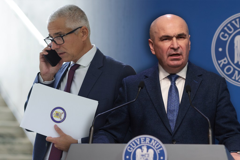 Radu Marinescu și Ilie Bolojan. Inquam Photos / George Călin și Octav Ganea. Colaj: Ion Mateș / HotNews