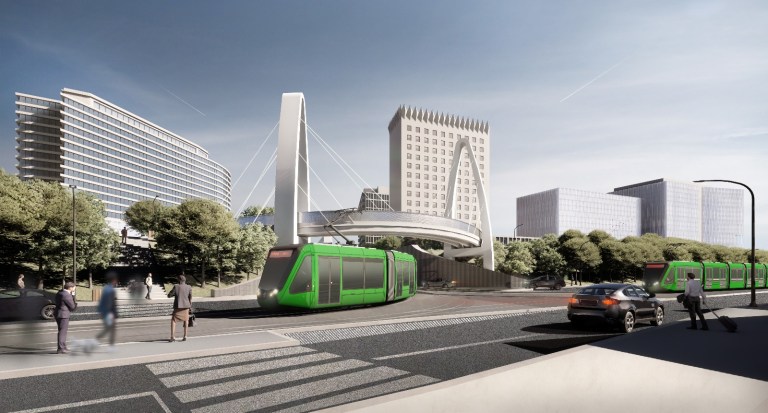 Simulare pentru Bulevardul Dimitrie Pompeiu. Foto: Primăria Capitalei