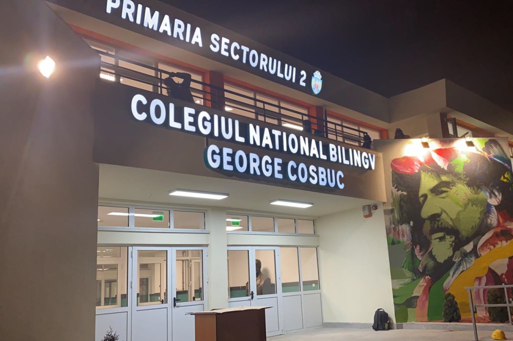 Colegiul Național Bilingv „George Coșbuc" din Capitală. Foto: PS2