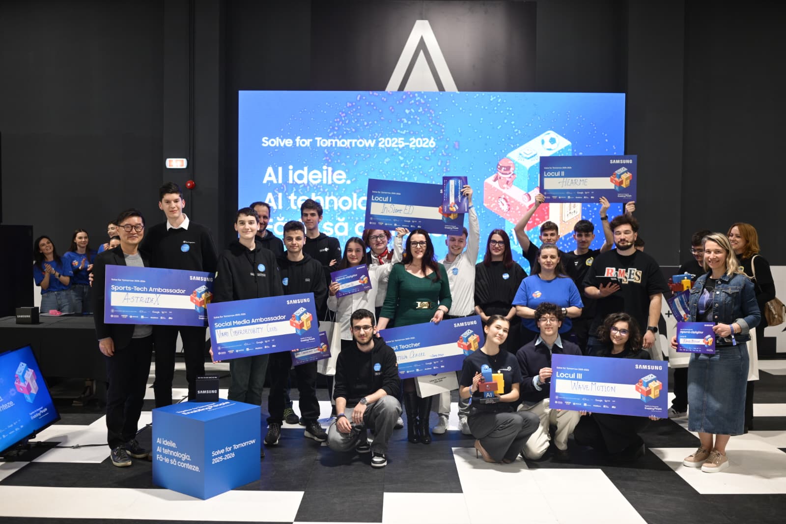 419 idei, trei proiecte câștigătoare în concursul Solve for Tomorrow: Samsung susține inovatorii de mâine ai României