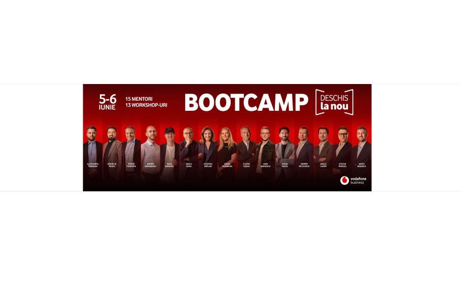 Vodafone Business lansează Bootcamp-ul Deschis la Nou