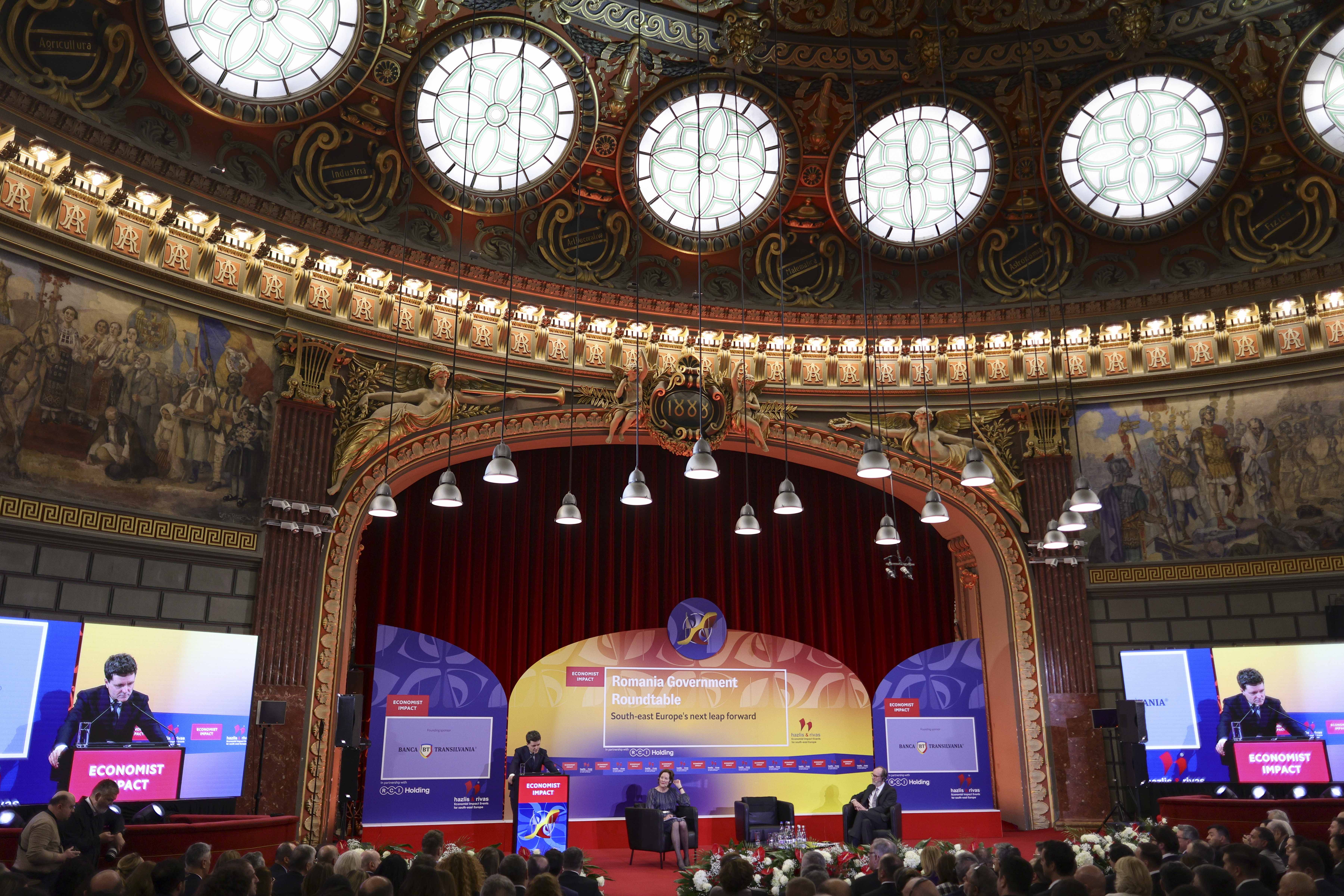 Conferință The Economist la București. Înalți oficiali europeni și români și oameni de afaceri vorbesc astăzi/ HotNews este partener media și retransmite discursurile