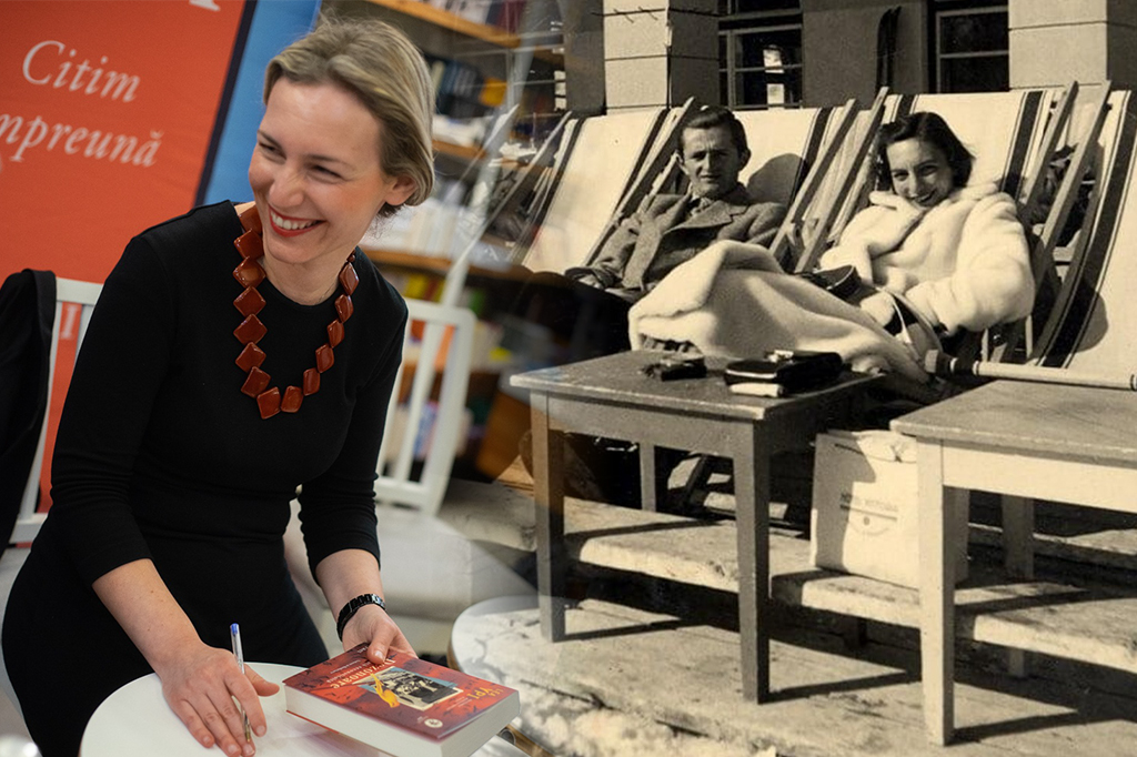 Scriitoarea Lea Ypi și fotografia cu bunica sa. Foto: Editura Tei