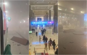 Aeroportul Internațional din Dubai, avariat de riposta Iranului Foto: X.com
