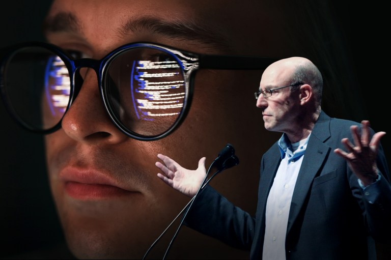 Michael Pollan, în dreapta. Foto: Shtterstock, Indiana Public Media / Flickr. Colaj: Ion Mateș / HotNews