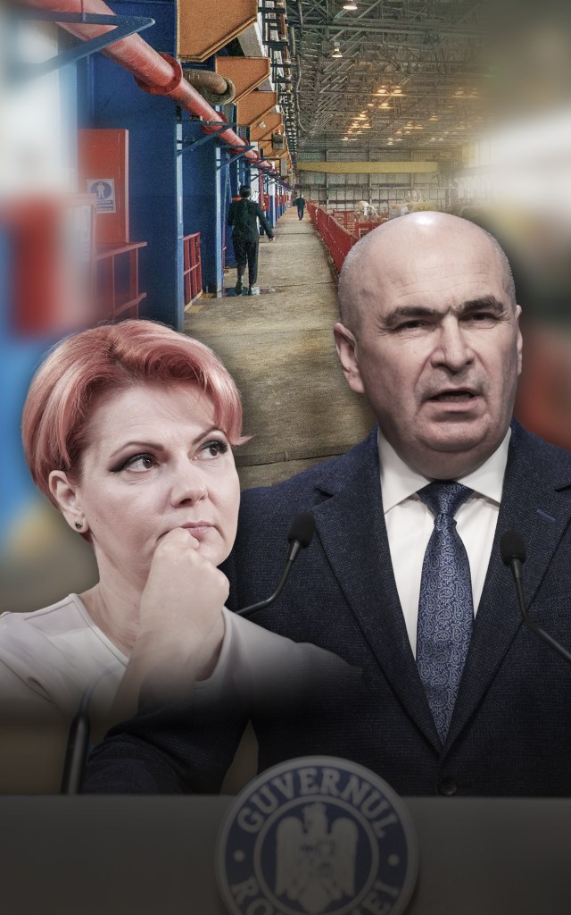 Lia Olguța Vasilescu și Ilie Bolojan. Foto: Inquam Photos. Colaj: Ion Mateș / HotNews