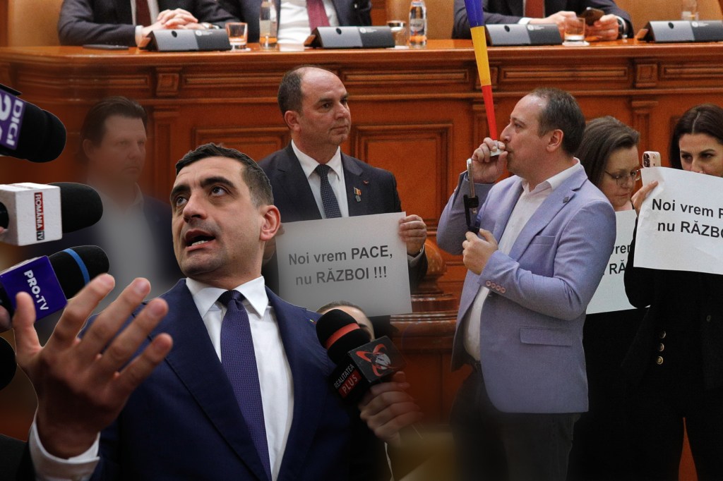 Ședința plenului reunit al Parlamentului privind decizia CSAT. Inquam Photos / Mălina Norocea. Colaj: Ion Mateș / HotNews