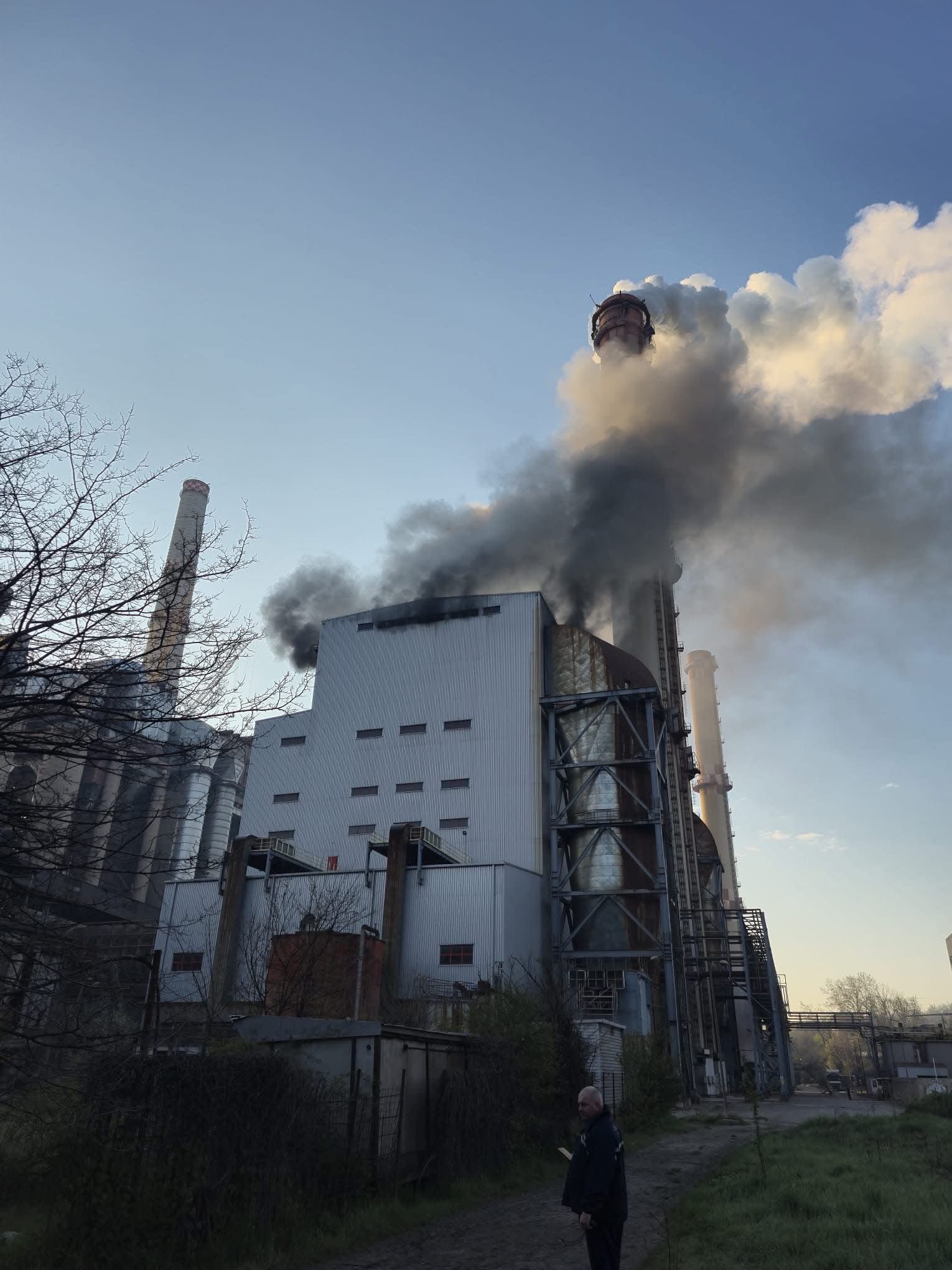 FOTO Incendiu la Termocentrala Rovinari. Producția de energie, oprită