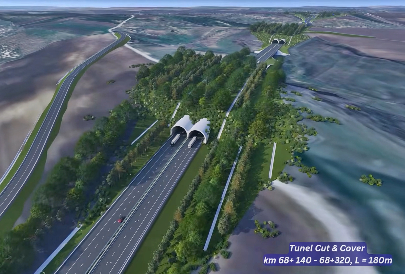 Cea mai scumpă autostradă din România va fi construită lângă Iași. Va avea tuneluri cu trei benzi pe sens