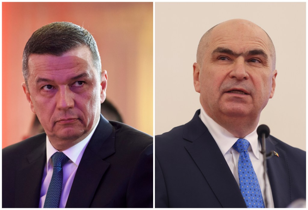 Sorin Grindeanu și Ilie Bolojan. Foto: Inquam Photos / Codrin Unici / George Călin