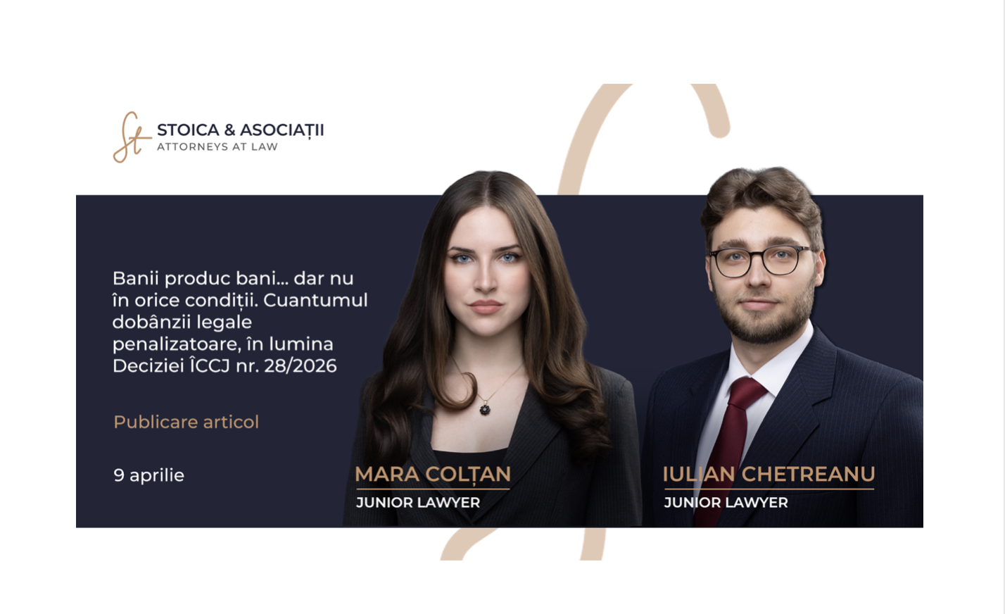 ÎCCJ: Regimul capitalizării dobânzilor