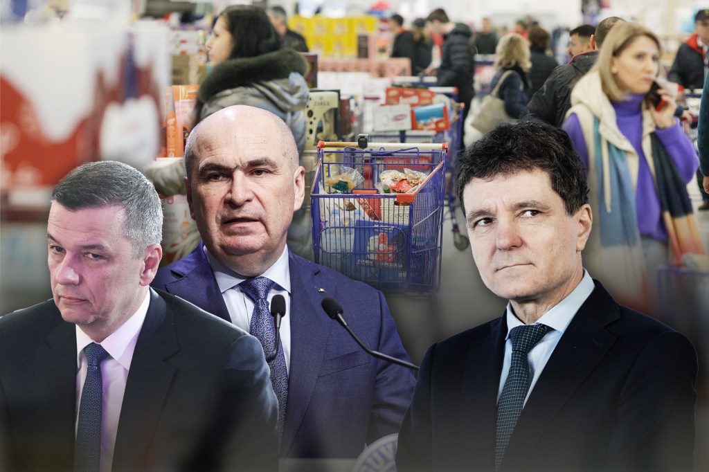 Sorin Grindeanu, Ilie Bolojan și Nicușor Dan. Foto: Inquam Photos. Colaj: Ion Mateș / HotNews