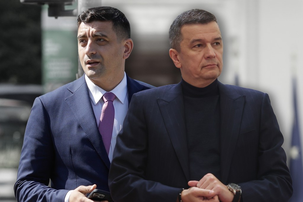 George Simion și Sorin Grindeanu. Inquam Photos / Octav Ganea și George Călin. Colaj: Ion Mateș / HotNews